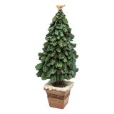 GREEN TREE WITH BANNER