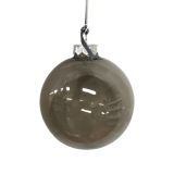 PEWTER GLASS BALL 10CM