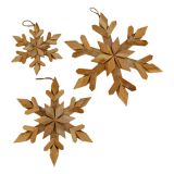 SET 3 NATURAL SNOWFLAKES