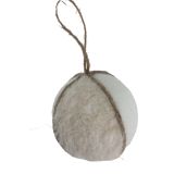 Natural Ball Felt Ornament