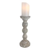 32CM WHITE CANDLE STAND