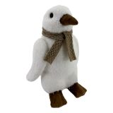 36CM WHITE STANDING PENGUIN