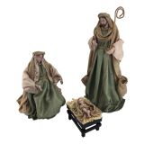 NATIVITY SAGE NAT 3 PIECE