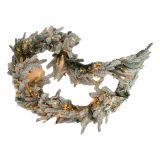 1.8M FLOCKED GARLAND  300 LED MIN 2